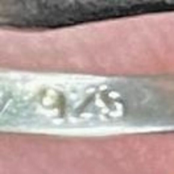 DM# Striking Cz & Sterling 925 Silver Ring 6 3/4 - Picture 10 of 11